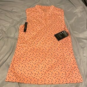 Nike Dry Dri Fit Victory blade golf polo Sleeveless Top